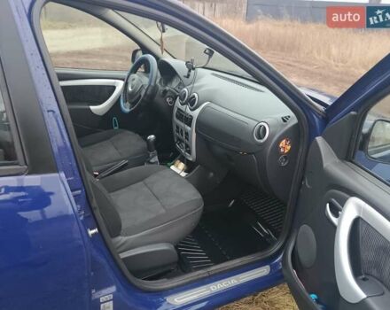 Синий Дачия Сандеро, объемом двигателя 1.39 л и пробегом 217 тыс. км за 5300 $, фото 4 на Automoto.ua