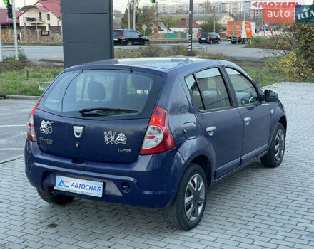 Синий Дачия Сандеро, объемом двигателя 1.4 л и пробегом 246 тыс. км за 4600 $, фото 4 на Automoto.ua