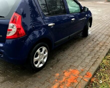 Синий Дачия Сандеро, объемом двигателя 1.4 л и пробегом 175 тыс. км за 4600 $, фото 3 на Automoto.ua