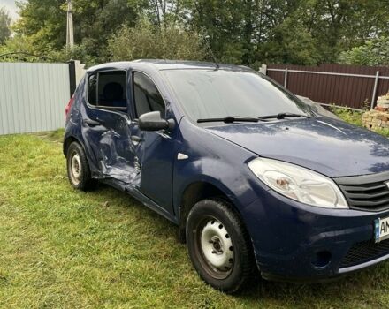 Синій Дачія Sandero, об'ємом двигуна 1.4 л та пробігом 220 тис. км за 1900 $, фото 4 на Automoto.ua