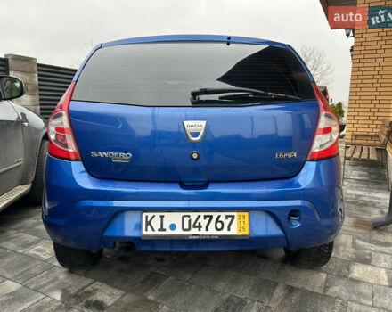 Синий Дачия Сандеро, объемом двигателя 1.6 л и пробегом 117 тыс. км за 4600 $, фото 10 на Automoto.ua