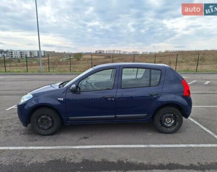 Синий Дачия Сандеро, объемом двигателя 1.4 л и пробегом 155 тыс. км за 4000 $, фото 5 на Automoto.ua