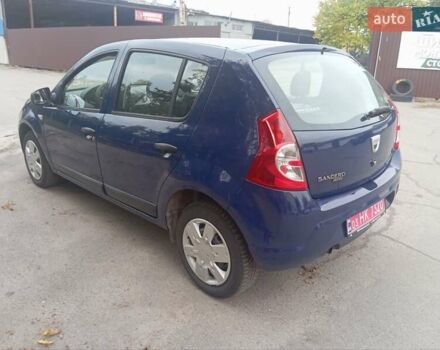 Синий Дачия Сандеро, объемом двигателя 1.2 л и пробегом 157 тыс. км за 4500 $, фото 2 на Automoto.ua