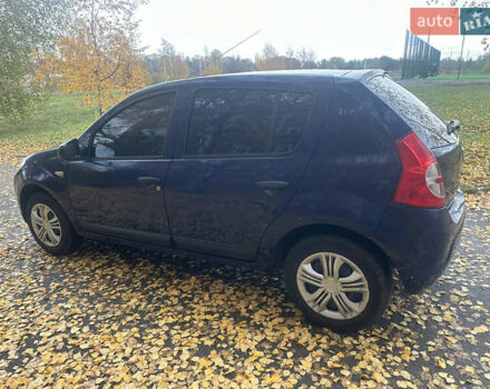 Дачия Сандеро 2009 в Полтаве на Automoto.ua Синий Дачия Сандеро, объемом двигателя 1.39 л и пробегом 234 тыс. км за 4500 $, фото 2 на Automoto.ua