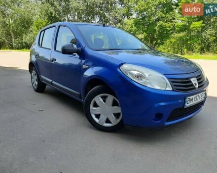 Синий Дачия Сандеро, объемом двигателя 1.15 л и пробегом 203 тыс. км за 4000 $, фото 2 на Automoto.ua