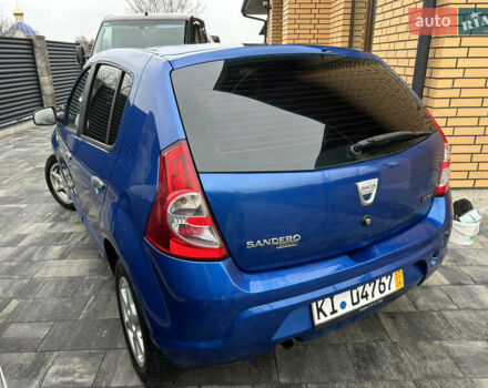 Синий Дачия Сандеро, объемом двигателя 1.6 л и пробегом 117 тыс. км за 4600 $, фото 3 на Automoto.ua