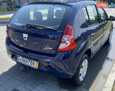 Синий Дачия Сандеро, объемом двигателя 1.4 л и пробегом 167 тыс. км за 4250 $, фото 3 на Automoto.ua