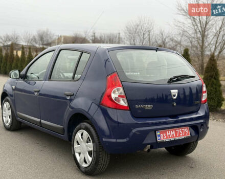 Синій Дачія Sandero, об'ємом двигуна 1.4 л та пробігом 106 тис. км за 4950 $, фото 12 на Automoto.ua