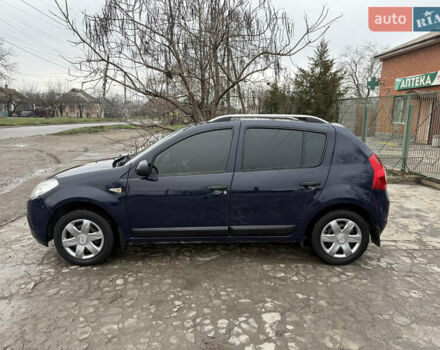 Синий Дачия Сандеро, объемом двигателя 1.15 л и пробегом 180 тыс. км за 4200 $, фото 2 на Automoto.ua
