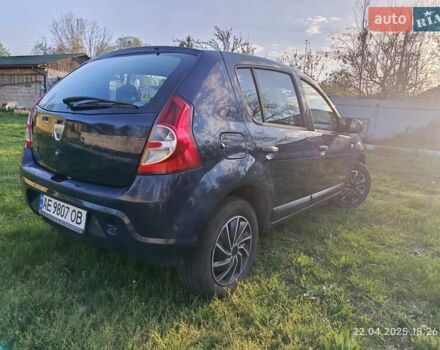 Синий Дачия Сандеро, объемом двигателя 1.15 л и пробегом 192 тыс. км за 4000 $, фото 4 на Automoto.ua