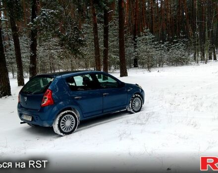 Синій Дачія Sandero, об'ємом двигуна 1.6 л та пробігом 220 тис. км за 3350 $, фото 12 на Automoto.ua
