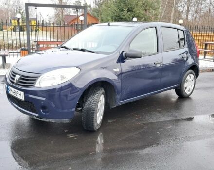 Синій Дачія Sandero, об'ємом двигуна 1.4 л та пробігом 335 тис. км за 3600 $, фото 2 на Automoto.ua