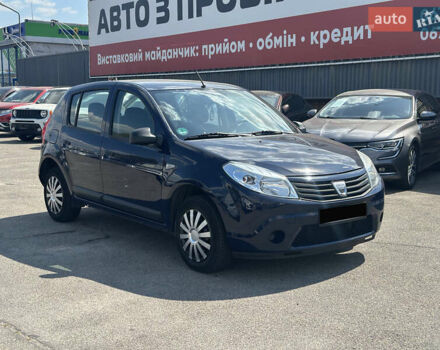 Синий Дачия Сандеро, объемом двигателя 1.2 л и пробегом 133 тыс. км за 4950 $, фото 2 на Automoto.ua