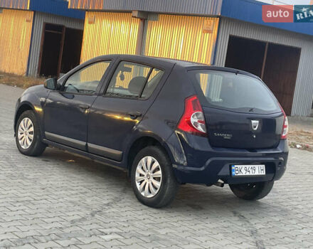 Синий Дачия Сандеро, объемом двигателя 1.2 л и пробегом 173 тыс. км за 3700 $, фото 9 на Automoto.ua