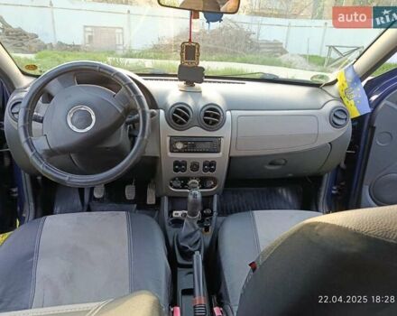 Синий Дачия Сандеро, объемом двигателя 1.15 л и пробегом 192 тыс. км за 4000 $, фото 12 на Automoto.ua