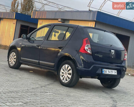 Синий Дачия Сандеро, объемом двигателя 1.2 л и пробегом 173 тыс. км за 3700 $, фото 10 на Automoto.ua