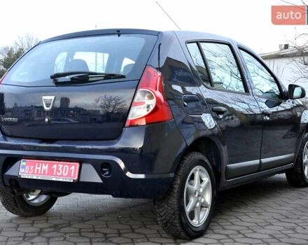 Синий Дачия Сандеро, объемом двигателя 1.2 л и пробегом 123 тыс. км за 4900 $, фото 8 на Automoto.ua