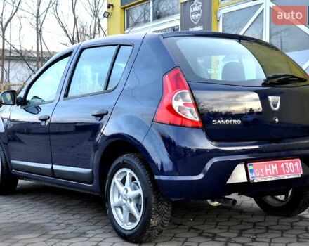 Синий Дачия Сандеро, объемом двигателя 1.2 л и пробегом 123 тыс. км за 4900 $, фото 12 на Automoto.ua
