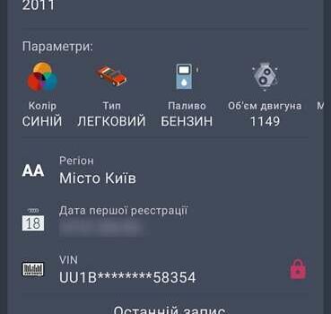 Синій Дачія Sandero, об'ємом двигуна 1.2 л та пробігом 170 тис. км за 3650 $, фото 18 на Automoto.ua