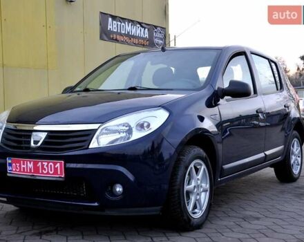 Синий Дачия Сандеро, объемом двигателя 1.2 л и пробегом 123 тыс. км за 4900 $, фото 2 на Automoto.ua