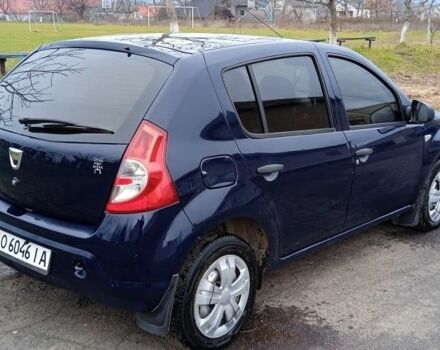 Синий Дачия Сандеро, объемом двигателя 1.1 л и пробегом 154 тыс. км за 4000 $, фото 4 на Automoto.ua