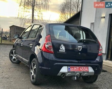 Синий Дачия Сандеро, объемом двигателя 1.2 л и пробегом 135 тыс. км за 4600 $, фото 13 на Automoto.ua