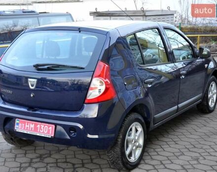 Синий Дачия Сандеро, объемом двигателя 1.2 л и пробегом 123 тыс. км за 4900 $, фото 7 на Automoto.ua