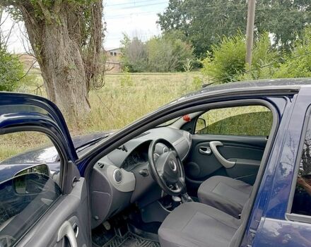 Синий Дачия Сандеро, объемом двигателя 1.4 л и пробегом 167 тыс. км за 4400 $, фото 4 на Automoto.ua