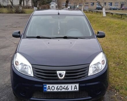 Синий Дачия Сандеро, объемом двигателя 1.1 л и пробегом 154 тыс. км за 4000 $, фото 3 на Automoto.ua
