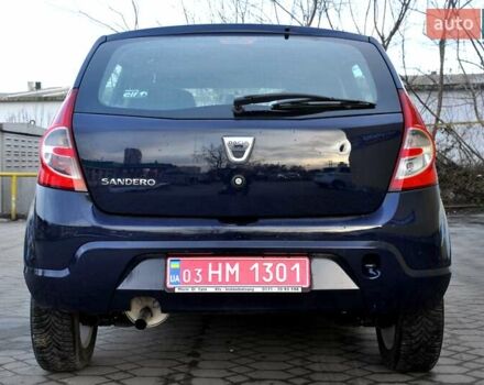 Синий Дачия Сандеро, объемом двигателя 1.2 л и пробегом 123 тыс. км за 4900 $, фото 10 на Automoto.ua