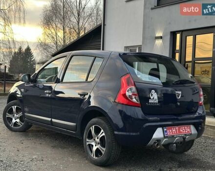 Синий Дачия Сандеро, объемом двигателя 1.2 л и пробегом 135 тыс. км за 4600 $, фото 4 на Automoto.ua