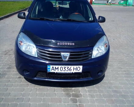 Синій Дачія Sandero, об'ємом двигуна 1.15 л та пробігом 231 тис. км за 4450 $, фото 2 на Automoto.ua