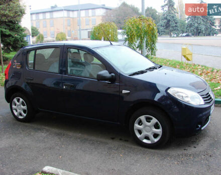 Синий Дачия Сандеро, объемом двигателя 1.15 л и пробегом 154 тыс. км за 4500 $, фото 1 на Automoto.ua