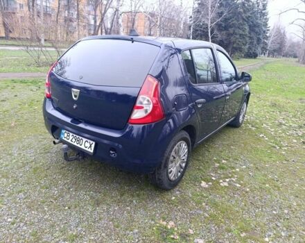 Синий Дачия Сандеро, объемом двигателя 1.2 л и пробегом 170 тыс. км за 3500 $, фото 2 на Automoto.ua