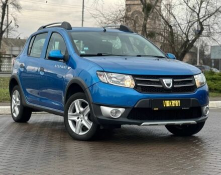Синий Дачия Сандеро, объемом двигателя 1.5 л и пробегом 219 тыс. км за 7950 $, фото 2 на Automoto.ua