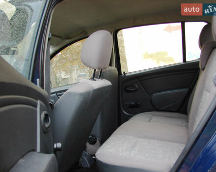 Синий Дачия Сандеро, объемом двигателя 1.15 л и пробегом 154 тыс. км за 4500 $, фото 13 на Automoto.ua