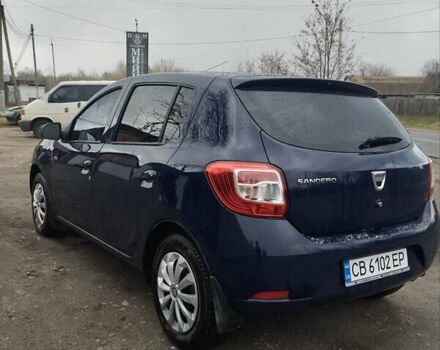 Синий Дачия Сандеро, объемом двигателя 1.2 л и пробегом 186 тыс. км за 4850 $, фото 4 на Automoto.ua