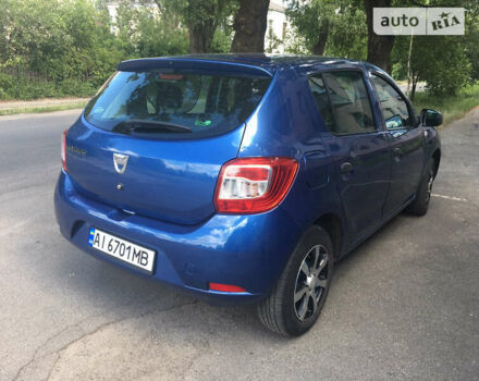 Синий Дачия Сандеро, объемом двигателя 0.9 л и пробегом 193 тыс. км за 5600 $, фото 3 на Automoto.ua