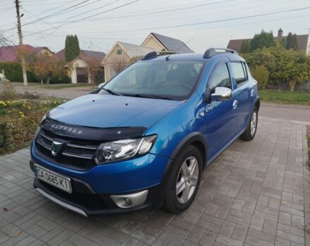 Синий Дачия Сандеро, объемом двигателя 1.5 л и пробегом 210 тыс. км за 7500 $, фото 3 на Automoto.ua