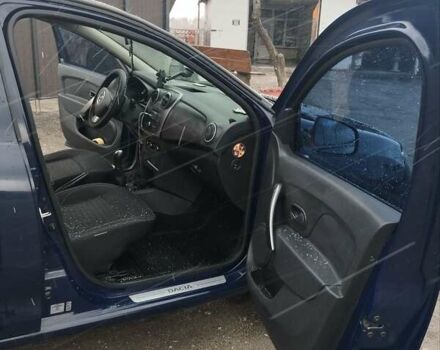 Синий Дачия Сандеро, объемом двигателя 1.2 л и пробегом 186 тыс. км за 4850 $, фото 6 на Automoto.ua