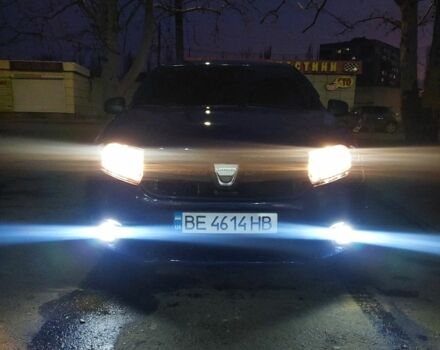 Синий Дачия Сандеро, объемом двигателя 1.1 л и пробегом 166 тыс. км за 4600 $, фото 4 на Automoto.ua