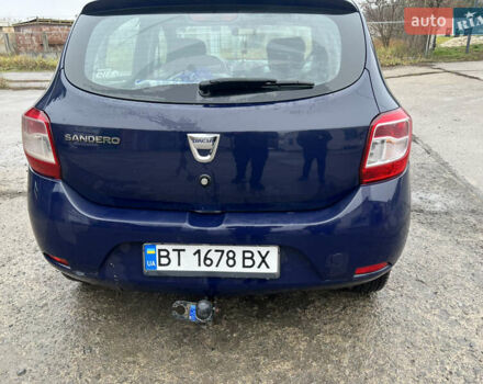 Синій Дачія Sandero, об'ємом двигуна 1.2 л та пробігом 216 тис. км за 3999 $, фото 6 на Automoto.ua