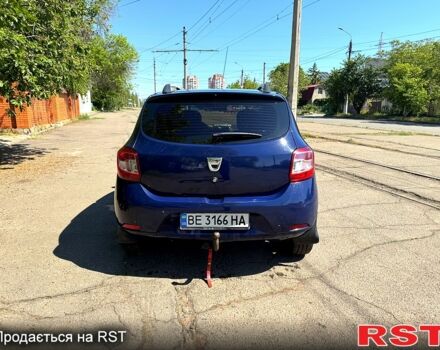 Синий Дачия Сандеро, объемом двигателя 1.1 л и пробегом 166 тыс. км за 4200 $, фото 4 на Automoto.ua