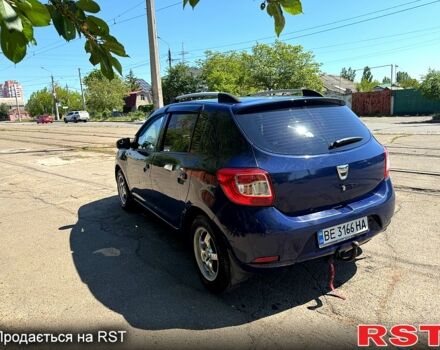 Синий Дачия Сандеро, объемом двигателя 1.1 л и пробегом 166 тыс. км за 4200 $, фото 5 на Automoto.ua