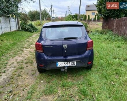 Синій Дачія Sandero, об'ємом двигуна 1 л та пробігом 154 тис. км за 4850 $, фото 7 на Automoto.ua