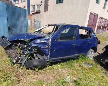 Синий Дачия Сандеро, объемом двигателя 1.1 л и пробегом 240 тыс. км за 818 $, фото 3 на Automoto.ua