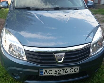 Дачия Сандеро 2011 в Горохов на Automoto.ua Синий Дачия Сандеро, объемом двигателя 1.1 л и пробегом 78 тыс. км за 6000 $, фото 2 на Automoto.ua