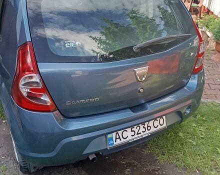 Дачия Сандеро 2011 в Горохов на Automoto.ua Синий Дачия Сандеро, объемом двигателя 1.1 л и пробегом 78 тыс. км за 6000 $, фото 5 на Automoto.ua