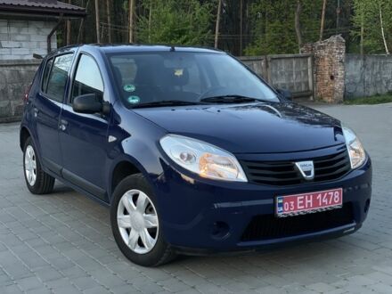 Синій Дачія Sandero, об'ємом двигуна 1.4 л та пробігом 163 тис. км за 4300 $, фото 1 на Automoto.ua