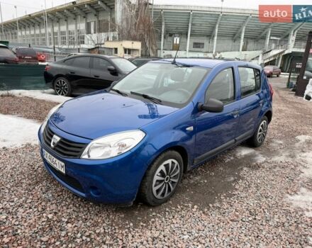 Синий Дачия Сандеро, объемом двигателя 1.4 л и пробегом 212 тыс. км за 4950 $, фото 1 на Automoto.ua